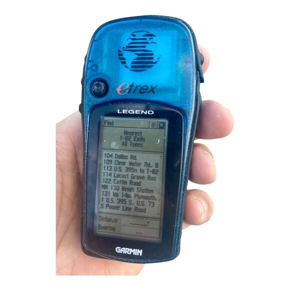 Garmin eTrex Legend Blue Handheld LCD Display Waterproof Hiking GPS Navigator - Picture 1 of 7